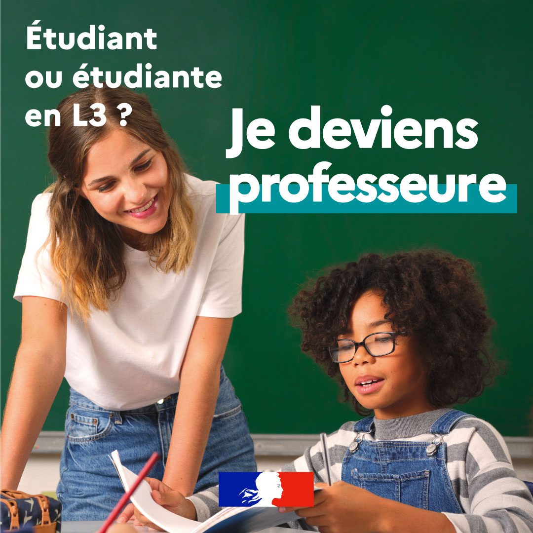Devenir enseignant : Ouverture du concours bac +3
